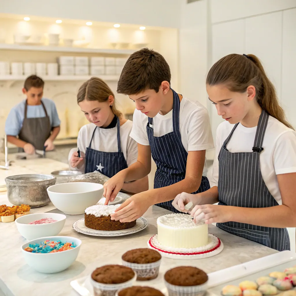 Teen baking class