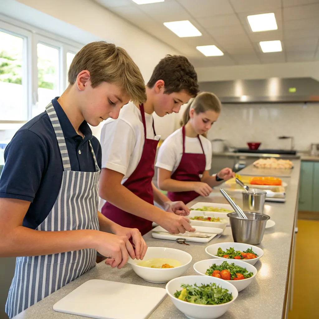 Teen cooking class